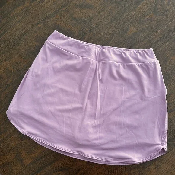 HALARA Everyday High Waisted Side Pocket 2-in-1 Micro Mini Golf Skirt XL, Orchid - Picture 1 of 5